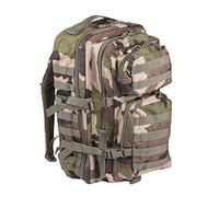 Mil-Tec Military Army Patrol MOLLE Assault Pack Tactical Combat Rucksack Backpack Bag 50L French CCE Camo