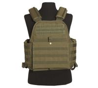 MIL-TEC TACTICAL PLATE CARRIER PADDED MOLLE WEBBING VEST AIRSOFT HUNTING OLIVE