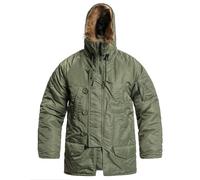 Mil-Tec Men's Us N3b Parka, Dark Olive, L