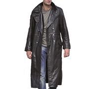 Mil-Tec officer's leather coat, black