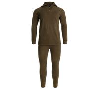 Mil-Tec Olive Fleece underwear with zip - set