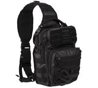 Mil-Tec One Strap Assault Shoulder Backpack 10 l - Tactical Black