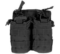 Mil-Tec Open Top Double Mag Pouch Black