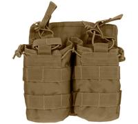 Mil-Tec Open Top Double Mag Pouch Dark Coyote