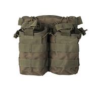 Mil-Tec Magazine Pouch Open Top Double MOLLE Olive Green