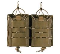 Mil-Tec Open Top Flex Double Magazine Pouch Two Mags Organizer Dark Coyote