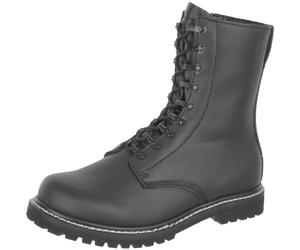 Mil-Tec Para Boots with Lining and Side Zip Mens Army Military Metal Black