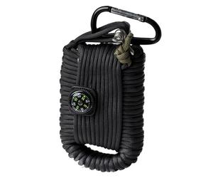 Mil-Tec Paracord Survival Kit Large - Black