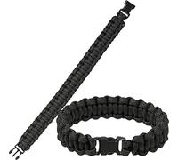 Mil-Tec Paracord Wrist Band 15mm Black size L