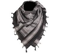 Mil-Tec Paratrooper Protective Scarf - Black/White