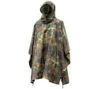 Mil-Tec Ripstop Poncho, Flecktarn, One Size