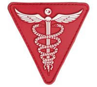 Mil-Tec PVC Medical 3D Patch - Red