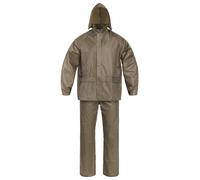 Mil-Tec Waterproof Rain Suit Packaway Set Jacket Trousers Fishing Army Military