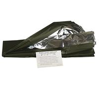Mil-Tec Rescue Blanket 16024500 Silver/Olive One Size