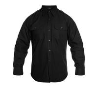 Mil-Tec Men's Ripstop Blouse, Black, L UK