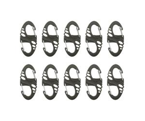 Mil-Tec S-Hook Olive Carabiner Set Olive - 10 pcs.