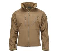 Mil Tec SCU14 Softshell Outdoor Jacket with Hood, Waterproof, Coyote