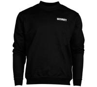 Mil-Tec SECURITY Print Sweatshirt Men's Work Airsoft Sweater Warm Tactical Black