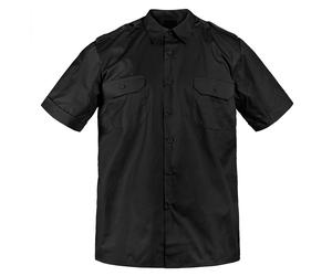 Mil-Tec Service Short Sleeve Shirt - Black