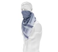 Mil-Tec Shemagh Protective Scarf - White/Blue