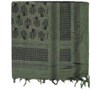 Mil-Tec Shemagh Scarf Pineapple Olive / Black
