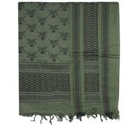 Mil-Tec Shemagh Scarf Skull Olive / Black