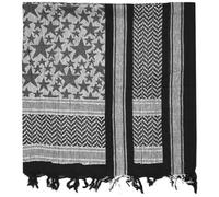 Mil-Tec Shemagh Scarf Stars Black / White