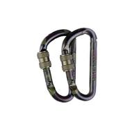 Mil Tec Tactical Carabiner - Locking CE 60 mm - Woodland Camouflage
