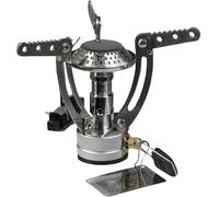 Mil-Tec Spider Butane Burner Foldable Camping Stove Stainless Piezo Ignition