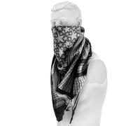 Mil-Tec Stars Protective Scarf - Black/White