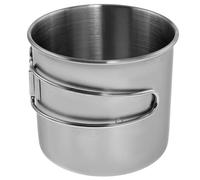 Mil-Tec Steel mug with folding handle 600 ml