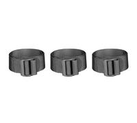 Mil-Tec Strap with clamp buckle 25 mm/60 cm Black - 3 pcs.