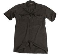 Mil-Tec Service Short Sleeve Shirt - Black