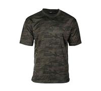 Mil-Tec T-Shirt Mesh Mens Outdoor Army Breathable Net Tactical Woodland Camo