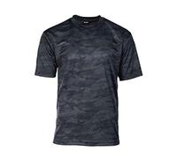 Mil-Tec T-Shirt Mesh Mens Outdoor Army Breathable Net Tactical Hiking Dark Camo