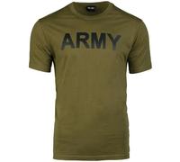 Mil-Tec T-Shirt Army Print Olive Size Xx Large