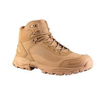 Mil-Tec Tactical Boot Lightweight • Lightweight Tactical Shoe with Speed Lace System & Reinforced Toe Area • Tactical Ripstop Shoe with Non-Slip Sole for Outdoor & Work, Coyote, 10 UK