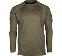 Mil-Tec Tactical Long Sleeve Quick Dry Mens Shirt Sport Outdoor Hunting Olive