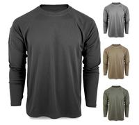 Mil-Tec Tactical Quick Dry Base Layer Top T-Shirt Long Sleeve Military Training