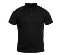 Mil-Tec Tactical Quickdry Polo Shirt - Black