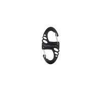 Mil-Tec S-Hook Olive Carabiner Set Black - 10 pcs.