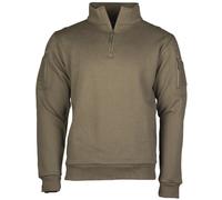 Mil-Tec Tactical Sweatshirt Fleece Inner Sleeve Pockets Outdoor Jumper Sporty