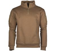 Mil-Tec Tactical Sweatshirt Fleece Inner Sleeve Pockets Outdoor Jumper Sporty