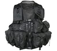 Mil-Tec Tactical Vest Black One Size