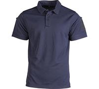 Mil-Tec Tactical Quick Dry Men's Short Sleeve Polo Tee Shirt Army Navy Dark Blue