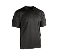 Mil Tec Tactical Short Sleeve Thermal Shirt, Quick Dry, Round Neck, Black