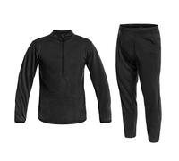 Mil-Tec Teesar Gen. III Fleece underwear with zipper Black - set