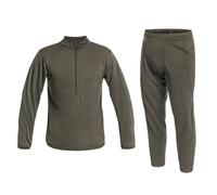 Mil-Tec Teesar Gen. III Fleece Underwear with zipper Olive - set