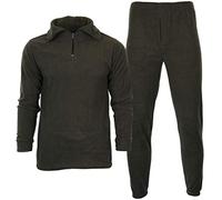 Mil-Tec Thermal Fleece, Washed, M, Zip, Olive