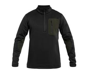 Mil-Tec Thermo Fleece Zip Sweatshirt - Black